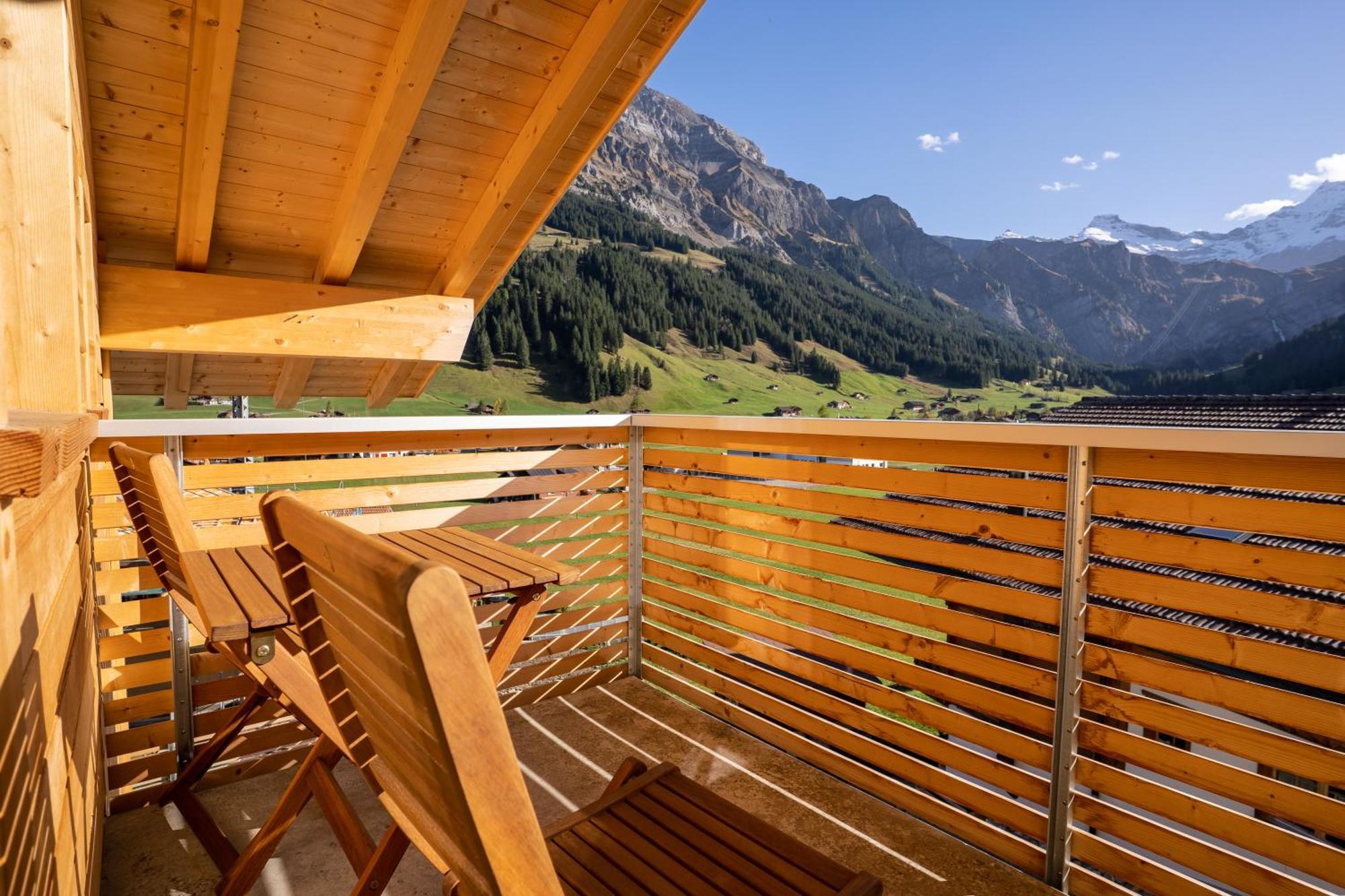 Chuenislodge2- Zwei Balkone, Gemuetlicher Kamin, Top Aussicht Adelboden Kültér fotó